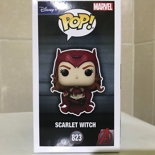 Funko Pop Marvel Wandavision Scarlet Witch Con Darkhold 823