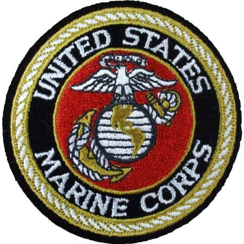 Parche Redondo Deluxe Del Cuerpo De Marines De Estados ...