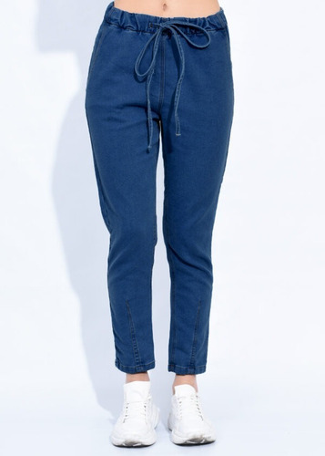 Jean Pantalon Mujer Jogger Babucha Elastizado