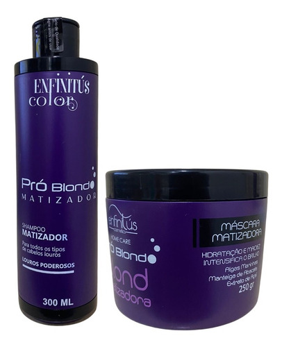 Kit Pró Blond Matizador Infinitá C/ 2 Produtos