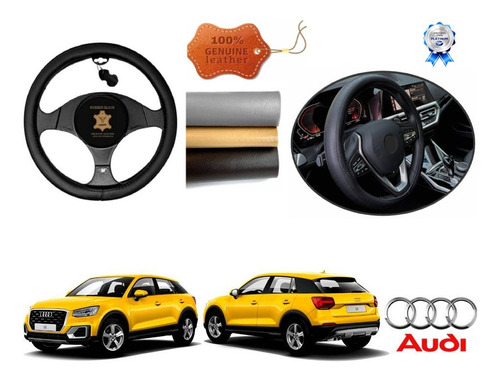 Funda Cubre Volante Piel Nuevo Audi Q2 2018 A 2021 2022 2023