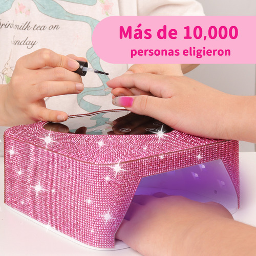 Set Recargable De Lámpara Led Uv Para Uñas Con Taladro