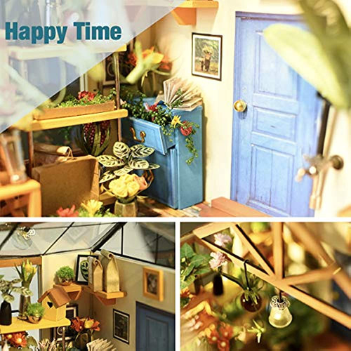 Rolife Diy Kit De Casa De Muñecas En Miniatura, Casa Verde C