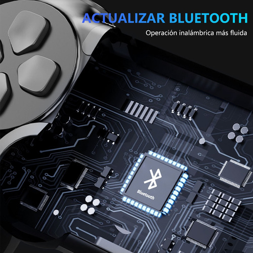 Control Inalámbrico Para Ps4 Genérico Gamepad Compatible Color Negro