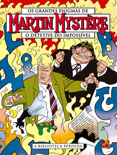 Martin Mystère - Volume 31: A biblioteca perdida, de Pederiali, Giuseppe. Editorial Mythos, capa mole em português, 2022