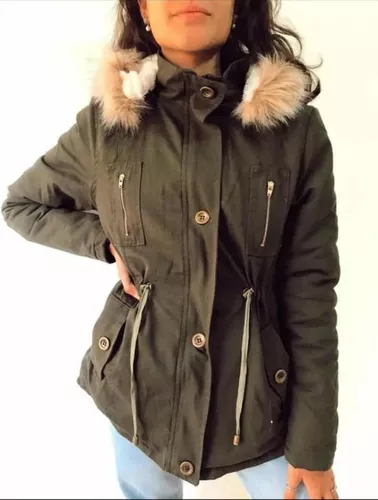 Campera Parka Mujer Invierno Corderito Importada Calidad