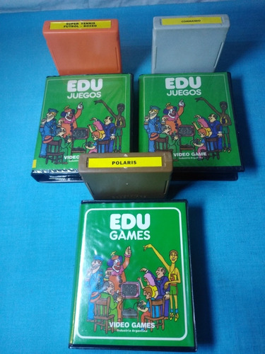 Imagen 1 de 3 de Cartuchos Edu Juegos Atari