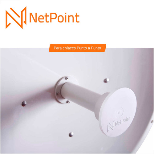 Antena Parabolica Direccional 37db 4.9-6.2ghz Np-3 Netpoint