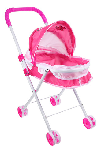 Cochecito De Bebé Plegable De Juguete Para Niños Pequeños, J
