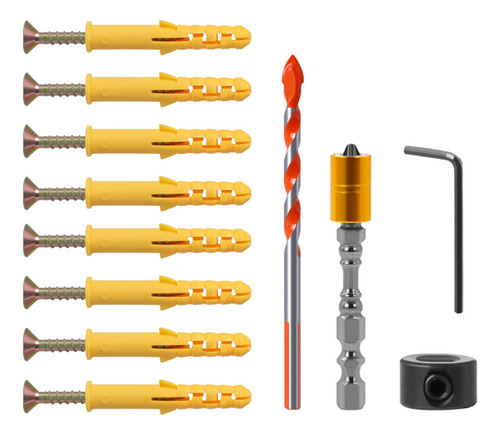 Kit De Tornillos Y Anclajes De Pared Para Instalación En Pan