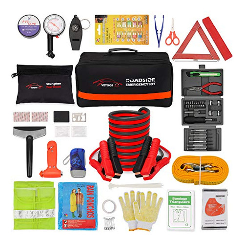 Kit De Emergencia De Asistencia En Carretera Bolsa Multiusos