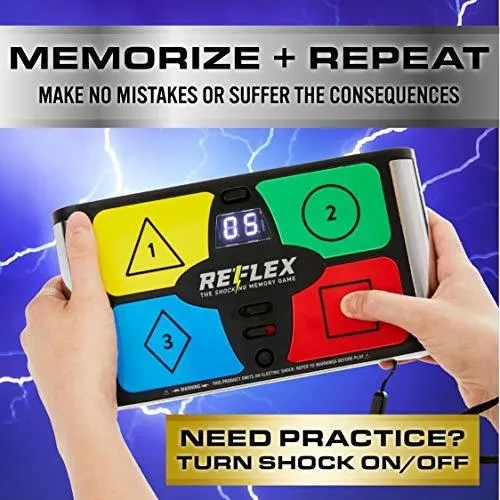 Paladone Lightning Reaction Reflex Shocking Memory Game - Ju