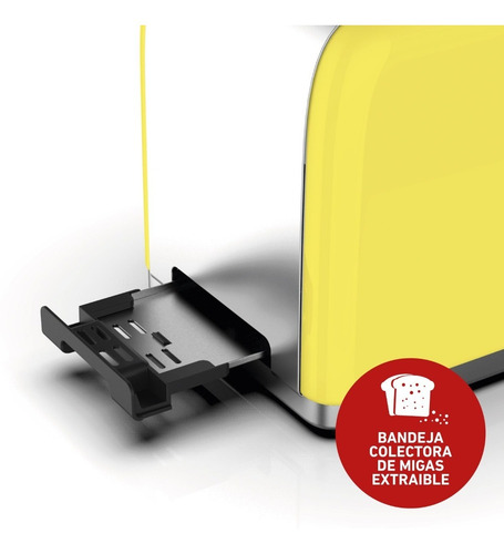 Imagen 8 de 9 de Tostadora Peabody 6 Niveles 1050 W 2 Ranuras Acero