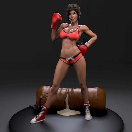 Archivo Digital Stl Box Girl Print 3d Y070