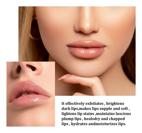 Bálsamo Exfoliante Aclarador De Labios, Hidratante Labial, U