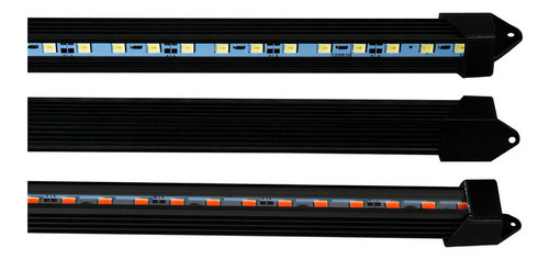 Luminária Led 3 Cores Aquário Marinho 60cm Dimmer Controle
