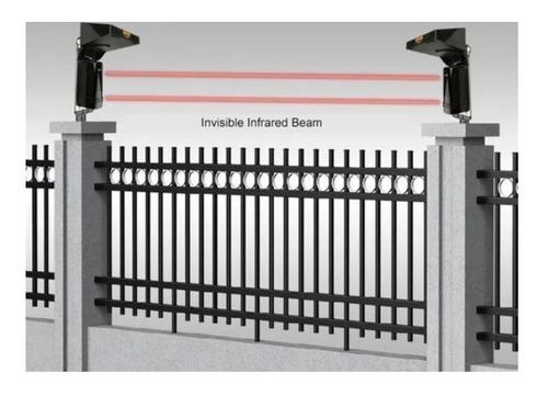 Barrera Perimetral Inalámbrica Panel Solar 100 Metros Alarma