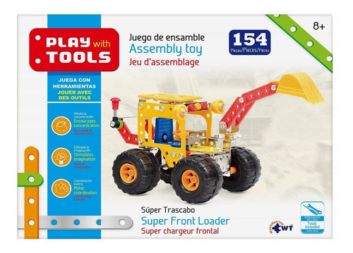 Play With Tools Grande Super Trascabo Cantidad De Piezas 154