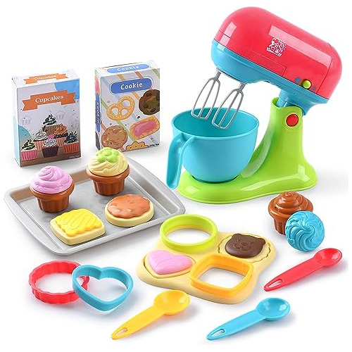 Set De Mezcladora De Juguete Niños, Comida De Juego Co...