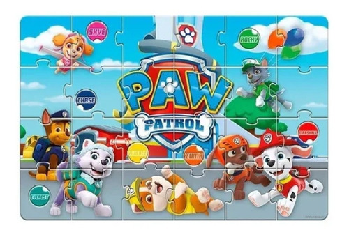 Imagen 2 de 2 de Puzzle Paw Patrol Mega Rompecabezas 31 Piezas De Piso 1617 F