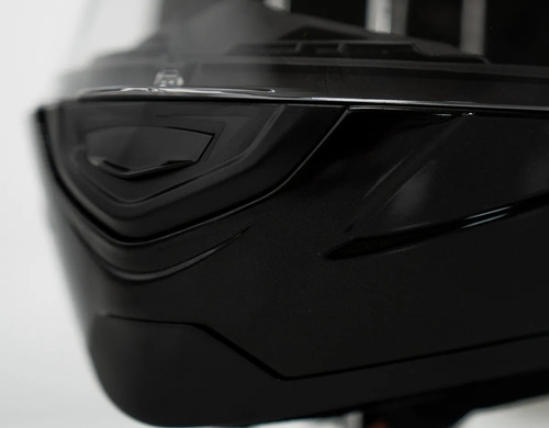 Casco Moto Integral Zeus Gj 821 Visor Simple Gaona Motos Negro Brillante Xl