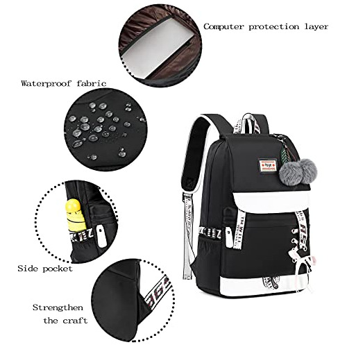 Mochila Asge Para Niñas Y Niños, Mochila Escolar Para Niñ