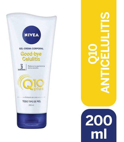 Nivea Gel Anti-celulitis Reafirmante Q10 Energy 200ml