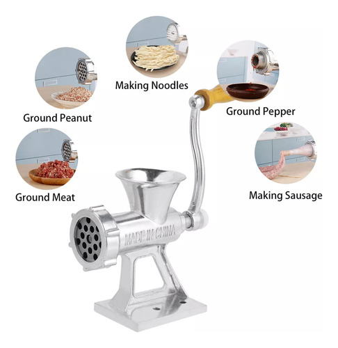 Herramienta Para Moler Carne, Molinillo Manual De Aleación D