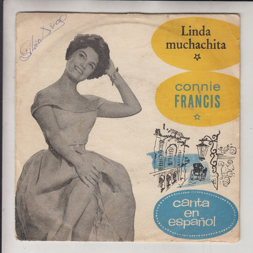 1962 Ep Vinilo Tapa Uruguay Connie Francis Canta En Español