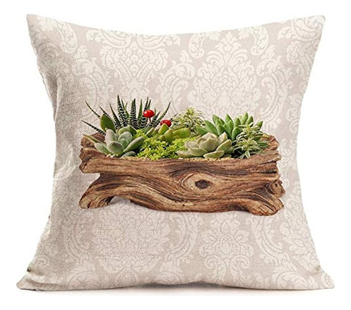 Fundas De Almohada Royalours Throw Pillow Covers Planta Sucu
