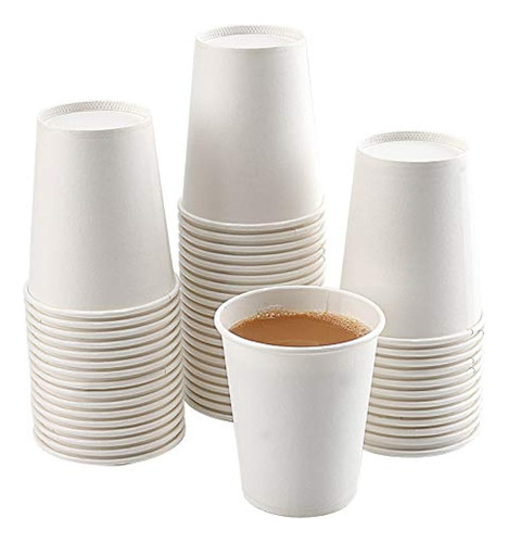 Vasos De Papel, Paquete De 50 Vasos De Papel De 8 Onzas, Pap