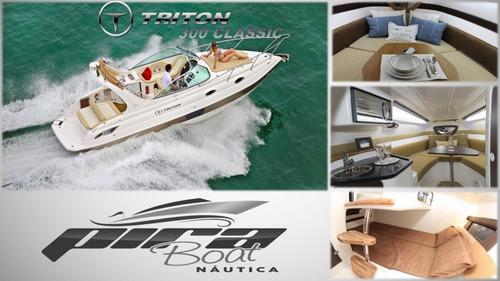 Imagem 1 de 15 de Lanha Triton 30 Pés Classic - Ñ Phantom303 Nx 290 Fs 290