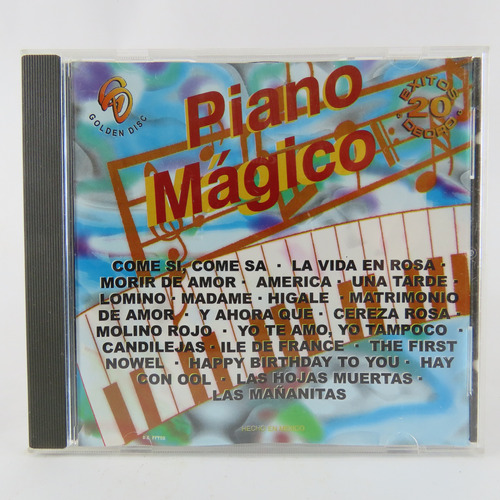 Cd 754 Piano Magico 20 Exitos De Oro