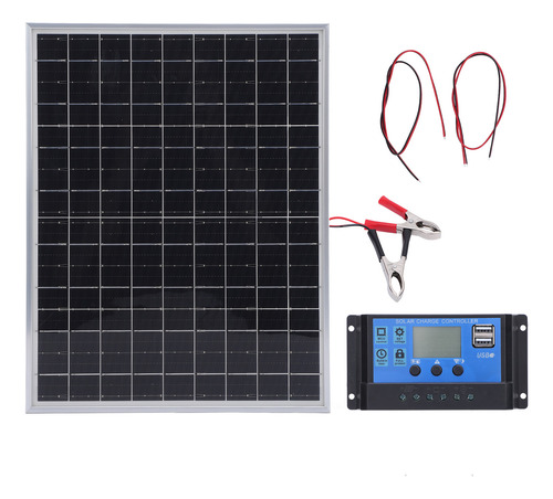 Panel Solar Portátil De 15 W, 12 V, 24 V, Autoadaptativo, 60