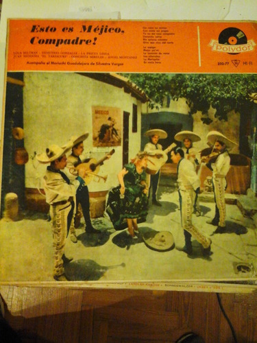 Vinilo 3806 - Esto Es Mejico, Compadre! - Polydor 