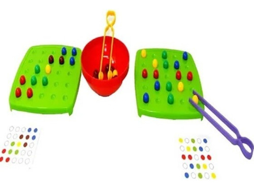 Bead Holder Game Canicas Locas Juego De Motricidad Con Pinza