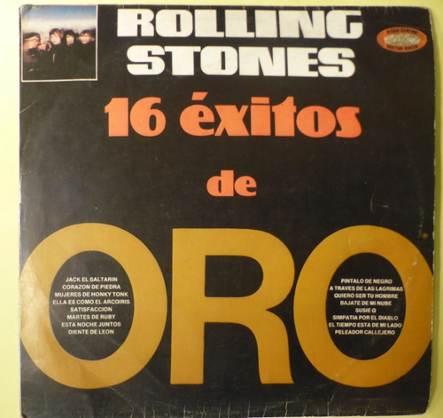 Rolling Stones 16 Exitos De Oro  Lp Ricewithduck 