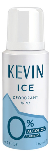 Desodorante De Hombre En Aerosol Kevin Ice 0% Alcohol 163ml