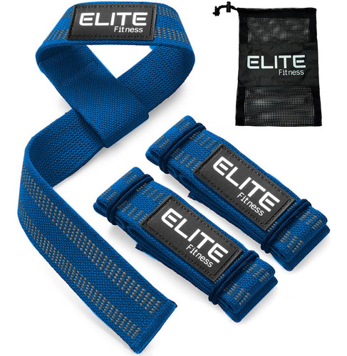 Straps Para Gimnasio, Correas Para Levantamiento De Pesas Color Azul