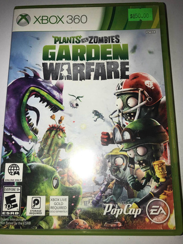 Plants Vs Zombies Garden Warfare Para Xbox 360