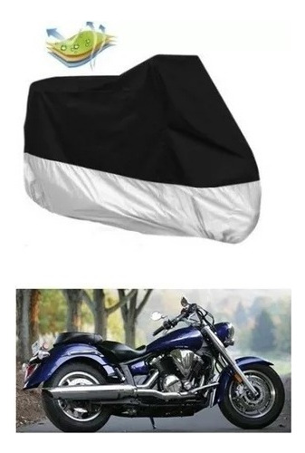 Cubierta Funda Impermeable Para Yamaha V Star 1100 1300 1600