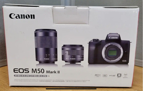 Nueva Canon Eos M50 Mark Ii 24,1 Mp Cámara Sin Espejo