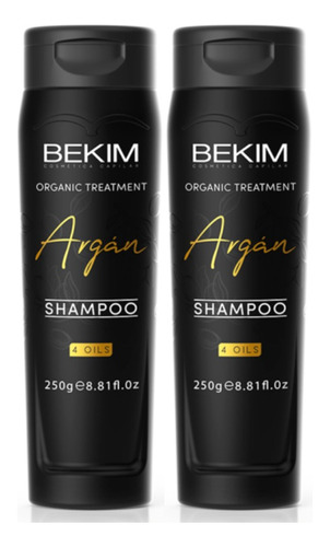2 Shampoo Argan X 250 Ml Bekim