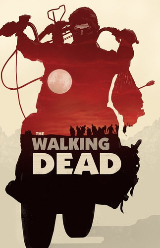 Placa The Walking Dead Daryl-com Adesivo Dupla Face 