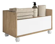 Comprar Gabinete Armário Banheiro 80cm C\u002F Rodízios Multimóveis V5002