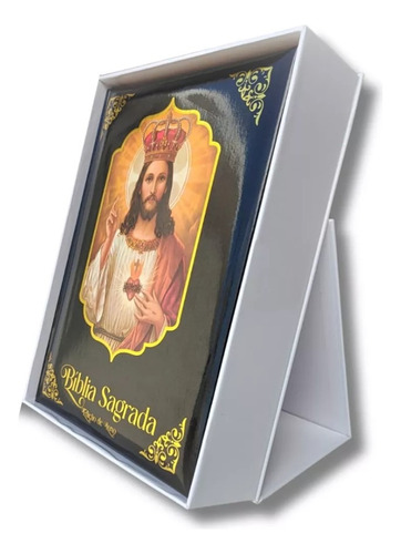 Bíblia Católica Edição Luxo + Poster Papa Francisco + Cd Pad