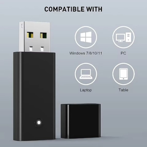 Adaptador Para Xbox One, X/s E Elite Series, Pc Windows Usb
