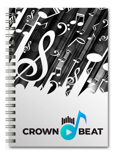 Cuaderno Música Pauta Completa Crownbeat 100 Hjs Pentagrama