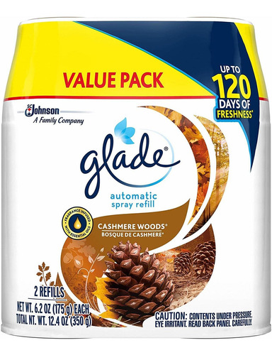 Glade Spray Automático Ambientador De Aire De Recarga, Cache