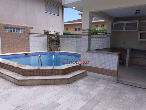 Casa Comercial Com 3 Dormitórios Para Alugar, 200 M² Por R$ 8.900/mês - Embaré - Santos/sp - Ca0084
